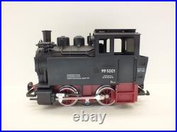 1980s LGB 2075 SMALL 0-4-0 STEAM LOCO 99 5001 G SCALE RUNS USED UNBOXED (G29)