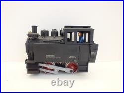 1980s PLAYMOBIL 0-4-0 STEAM LOCO G SCALE RUNS A PROJECT USED UNBOXED (G17)