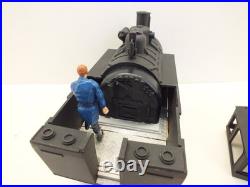 1980s PLAYMOBIL 0-4-0 STEAM LOCO G SCALE RUNS A PROJECT USED UNBOXED (G17)