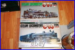 2 Arii M 150 Scale 0 Kits Steam Locomotive Japanese C-10 +D-51 Boxed