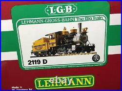 2119 D LAKE GEORGE & BOULDER STEAM LOCOMOTIVE Original Box G Scale