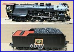 3rd Rail Brass #4000 CB&Q S-4 Hudson 4-6-4 Steam Engine O-Scale 3-Rail USED