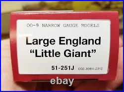 51-251J Peco 009 Scale Large England Little Giant Ffestiniog Railway Maroon