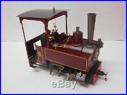 Accucraft B77-531 Decauvile 3-T 0-4-0, Maroon Live Steam Butane 7/8ths Scale