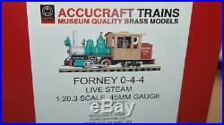 Accucraft Live Steam Locomotive 0-4-4 Forney G scale 45mm