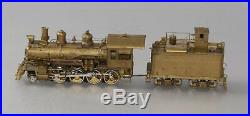 Alco Models HO Scale BRASS SP C-15 2-8-0 Steam Locomotive & Tender
