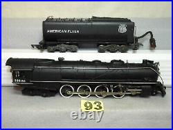 American Flyer S Scale #332ac 4-8-4 Union Pacific Steam Locomotive, Ready To Run