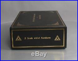American Models S Scale Santa Fe 4-8-4 Northern Steam Locomotive and Tender with