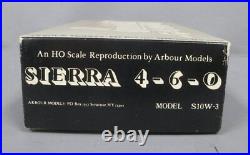 Arbour S10W-3 HO Scale Sierra 4-6-0Steam Locomotive Kit LN/Box
