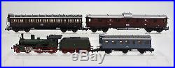 Arnold N Scale 0236 Kpev Epoche I 4-4-0 Steam Engine & 3 Passenger Car Set