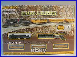 BACHMANN N SCALE DURANGO & SILVERTON TRAIN SET steam engine passenger 24020 NEW