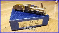 BALBOA SCALE MODELS C&S #74 HOn3 2-8-0 BRASS STEAM LOCOMOTIVE MODEL TRAIN ENGINE