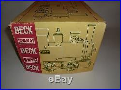 BECK REAL STEAM LOCOMOTIVE LIVE STEAM Anna G Scale Little Driven BOXED
