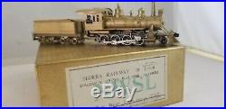 BRASS NWSL Sierra Railway 18 2-8-0 Baldwin logging locomotive Runs Well ho scale