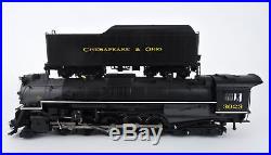 BROADWAY LIMITED HO SCALE 5017 C&O T1 2-10-4 STEAM ENGINE #3007 & TENDER WithSOUND