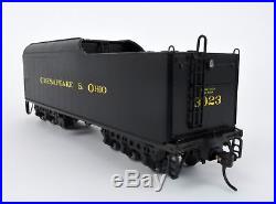 BROADWAY LIMITED HO SCALE 5017 C&O T1 2-10-4 STEAM ENGINE #3007 & TENDER WithSOUND