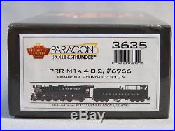 BROADWAY LIMITED N SCALE PRR M1A 4-8-2 STEAM ENGINE 6766 Paragon3 SOUND 3635 NEW