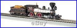 Bachmann 52704 HO Scale 4-4-0 American Steam DCC Sound Santa FE #91 withWood Load