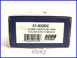 Bachmann DCC 31-932DC Midland Compound BR Black No. 40934 (OO Scale) Boxed P1000