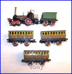 Bachmann Scale H0 Passenger 41-0501 Prussian Steam +3 Cart 43-1046 Boxed