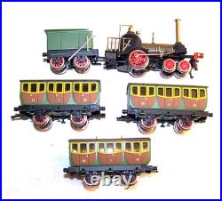 Bachmann Scale H0 Passenger 41-0501 Prussian Steam +3 Cart 43-1046 Boxed