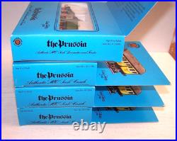 Bachmann Scale H0 Passenger 41-0501 Prussian Steam +3 Cart 43-1046 Boxed