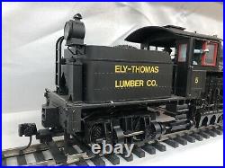 Bachmann Shay G Scale Ely Thomas With DCC And Sound