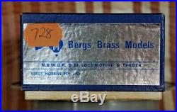 Bergs Brass NSWGR 55 Class Steam Engine 5559 Black HO Scale