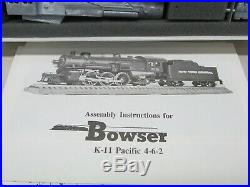 Bowser # 100200 Nyc K-11 Pacific Steam Locomotive / Tender Kit Ho Scale