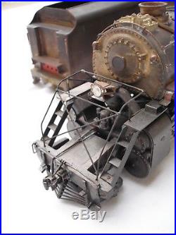Brass 2-8-8-2 Steam Locomotive Engine and DogHouse Tender, O Scale Gauge AS IS
