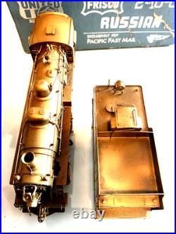 Brass Atlas, United Scale Models 2-10-0 Frisco Russian Unpainted Boxed