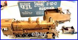 Brass Atlas, United Scale Models 2-10-0 Frisco Russian Unpainted Boxed