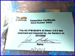 Brass Atlas, United Scale, Pfm, Maryland & Pennsylvania Modern 2=8=0 #43 Boxed