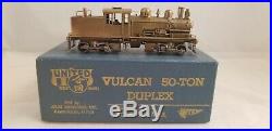 Brass Vulcan 50 Ton Duplex Locomotive with Orig. Box PFM United japan ho scale