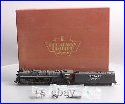 Broadway Limited 045 HO Scale ATSF 4-8-4 Steam Locomotive & Tender #3751/Box