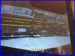 Broome Railroad Co. Shay 7 1/4 Scale Steam Locomotive Black/Yellow New Build