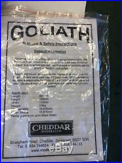 Cheddar Goliath Live Steam G Scale 32mm Remote Control Butane Brass