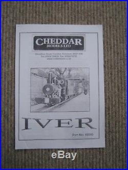 Cheddar Iver Live Steam Loco 16mm scale 45mm gauge Garden Railway RC 2.4GHz