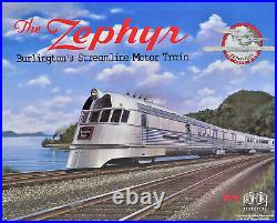 Con-Cor 001-8731 The Zephyr Burlington Steamline Motor Train N Scale