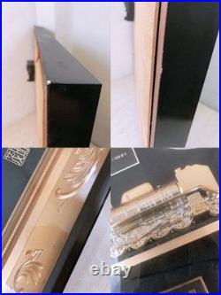 D51 Steam Locomotive 1/75 Scale Framed Plaque Showa-Era Junk