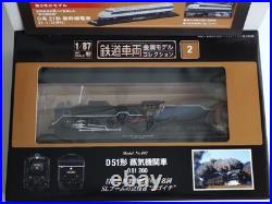 D51 Steam Locomotive el 1/87 Scale