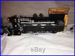 Delton Bumble Bee 2-8-0 Yellow G Scale D&RG Steam Locomotive & Tender Perfect