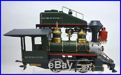 Delton G Scale Brass Southern Pacific 0-4-0 Steam Engine & Tender #7