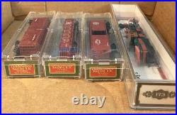 Disney Lilly Belle N Scale Steam Locomotive and Train Cars 4 Pc Set Lowell Smith