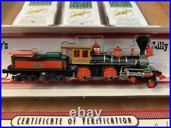 Disney Lilly Belle N Scale Steam Locomotive and Train Cars 4 Pc Set Lowell Smith