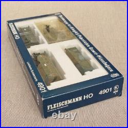 Fleischmann 4901 Bavarian passenger train set of Pt2/3 loco & 3 coaches HO scale