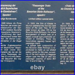 Fleischmann 4901 Bavarian passenger train set of Pt2/3 loco & 3 coaches HO scale