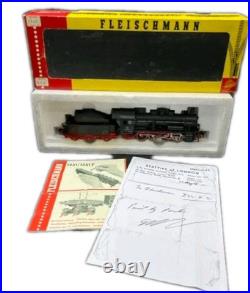 Fleischmann HO Scale Locomotive 4145 DB 0-8-0 1351 BR55 2781 Runner 1968 Vintage
