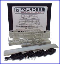 Fourdees Ltd Ffestiniog Railway Carriages 11 and 12 009 / OO9 Scale Kit