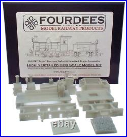 Fourdees Peckett Tender Loco'Bristol' 009 / OO9 Scale Kit for Farish 08 chassis